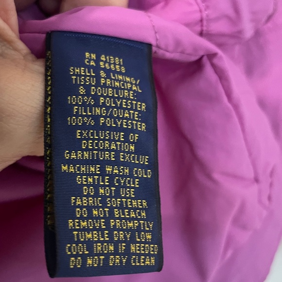 Polo by Ralph Lauren Women's Pink Golf Jacket with logo in size small - Picture 3 of 9